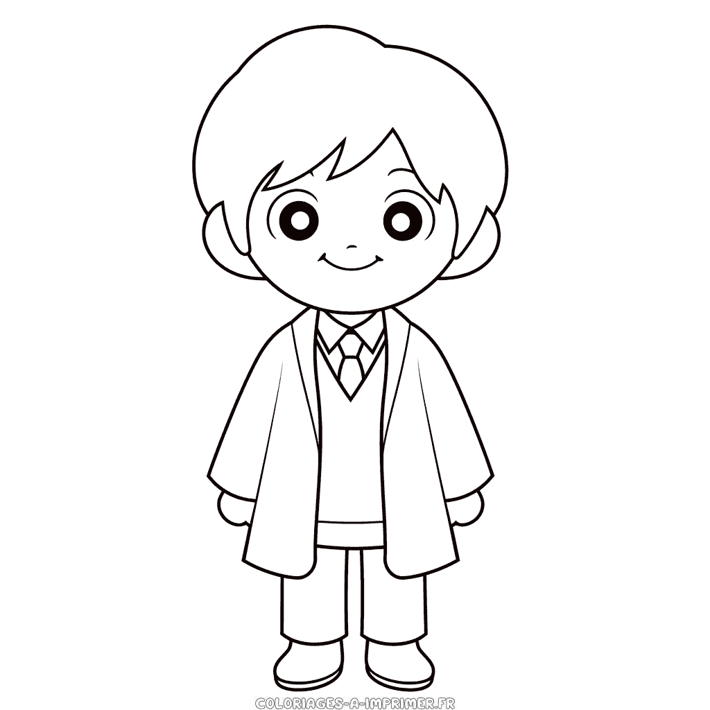Coloriage ron weasley