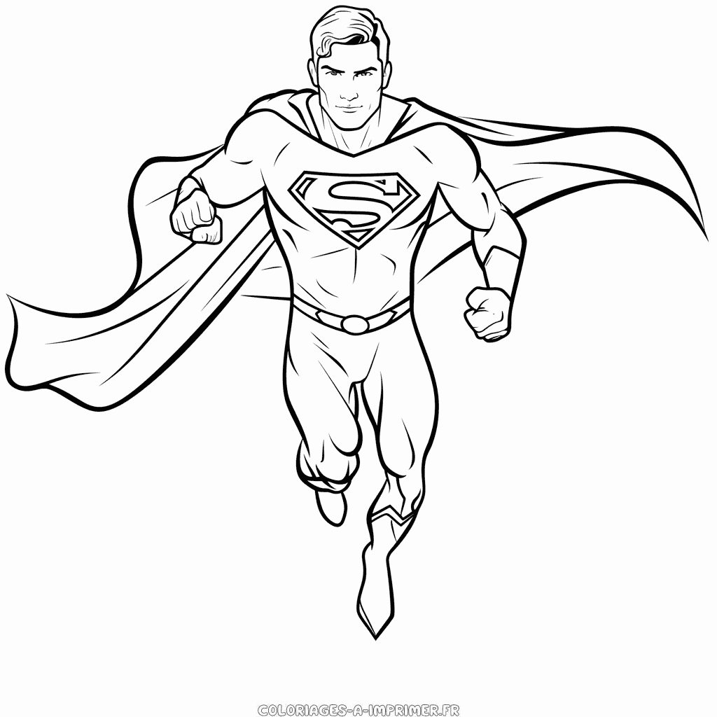 Coloriage superman
